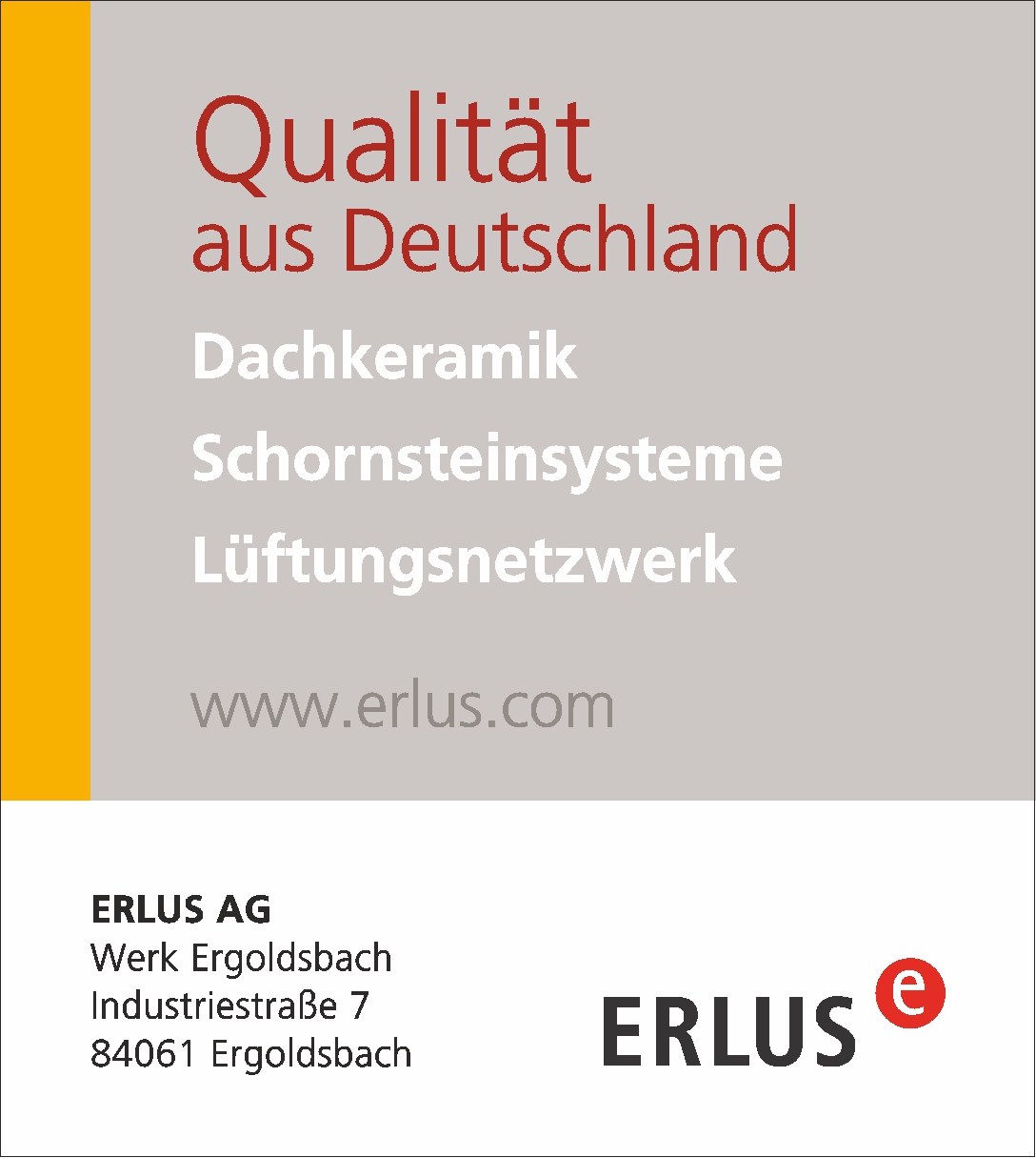 ERLUS AG - Werk Ergoldsbach