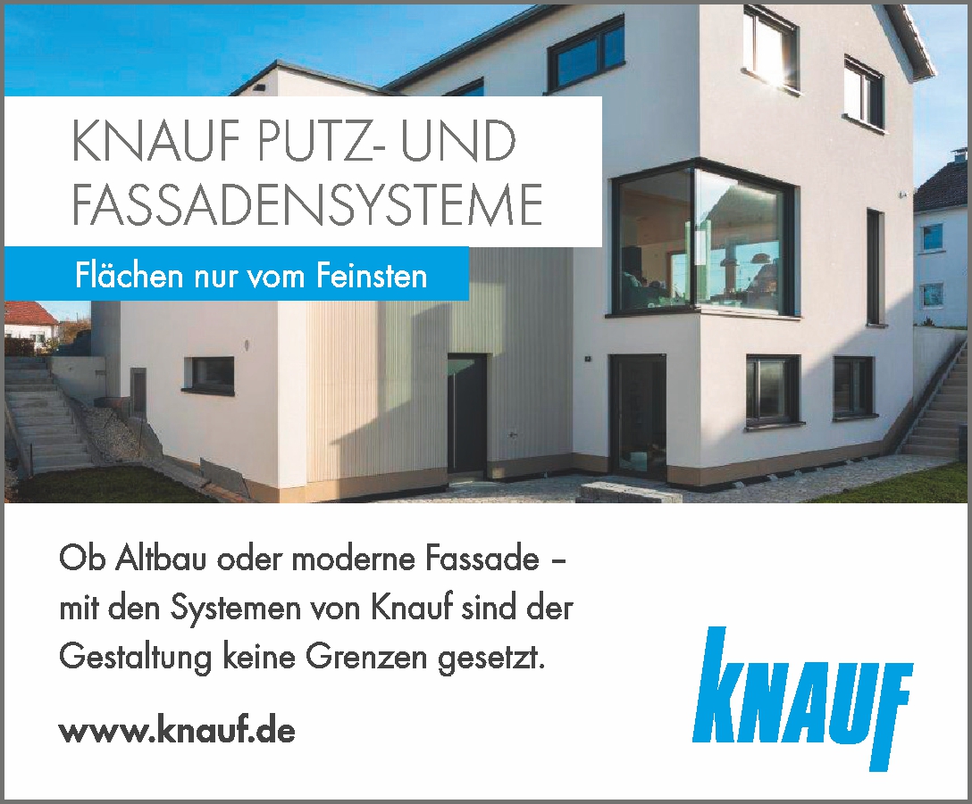 Knauf Putz- und Fassadensysteme