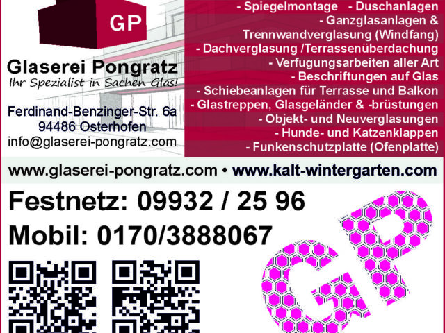 Glaserei Pongratz Osterhofen
