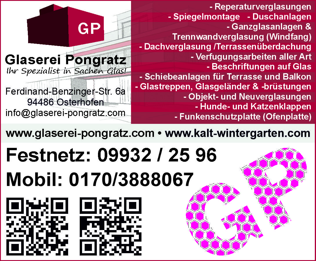 Glaserei Pongratz Osterhofen