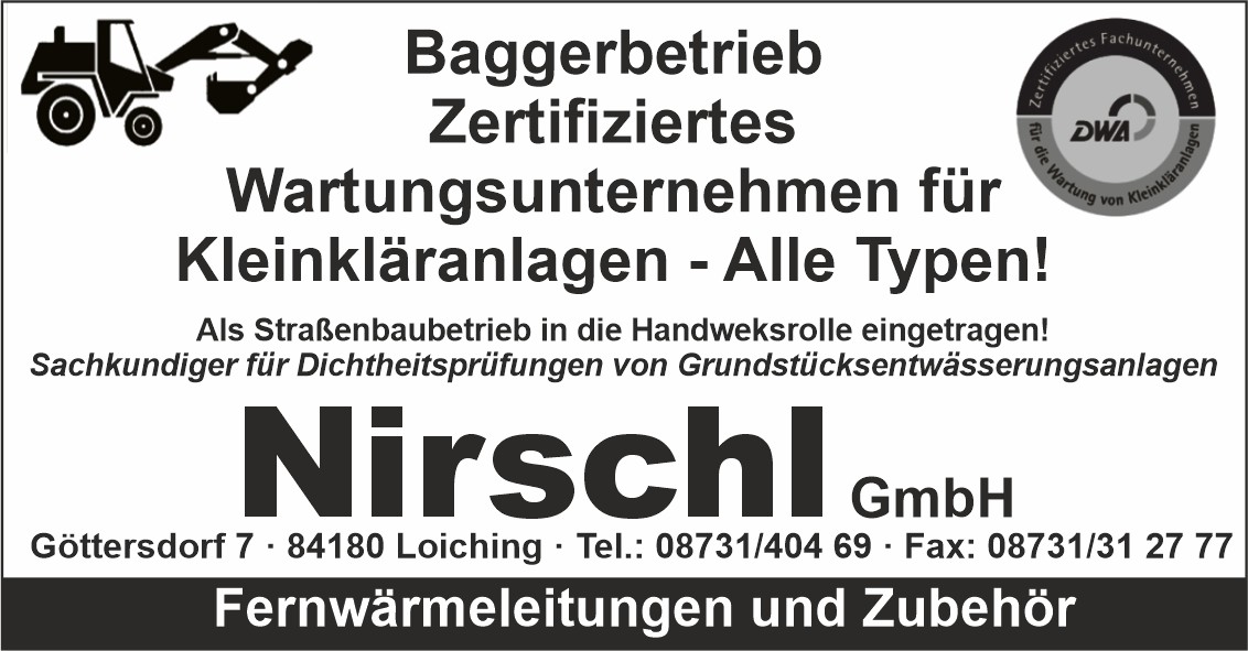 Nirschl GmbH Baggerbetrieb