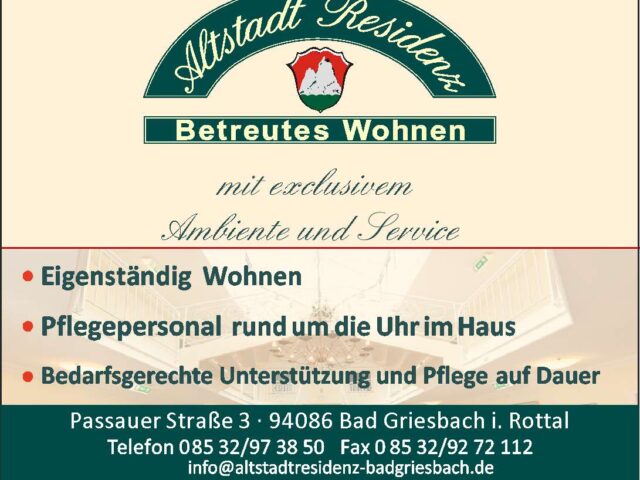 Altstadtresidenz Betreutes Wohnen Probsteder