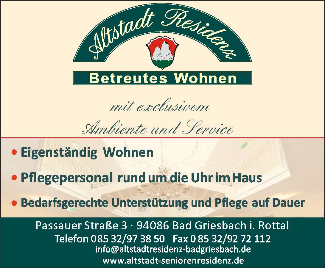 Altstadtresidenz Betreutes Wohnen Probsteder