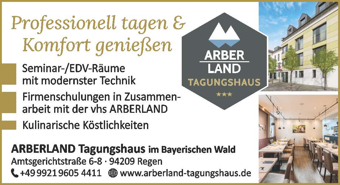 ARBERLAND Tagungshaus