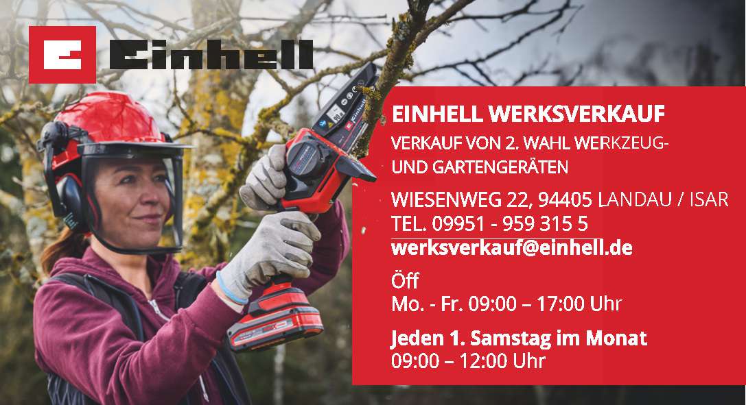 Einhell Werksverkauf