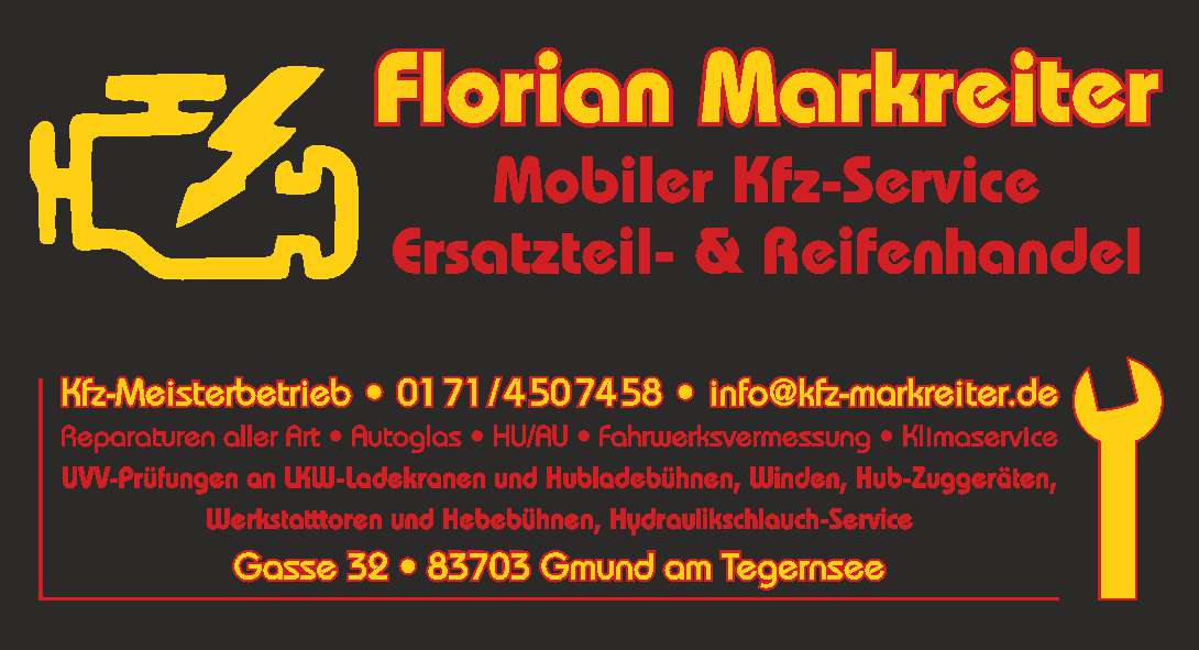 Florian Markreiter  Mobiler KFZ-Service