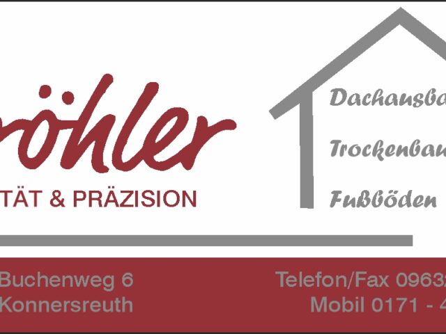 Fröhler - Dachbau Trockenbau Fußböden