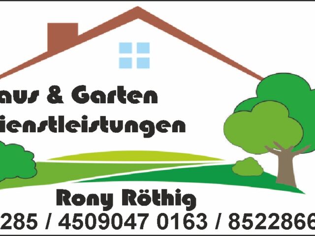 Haus und Gartendienstleistungen Röthig