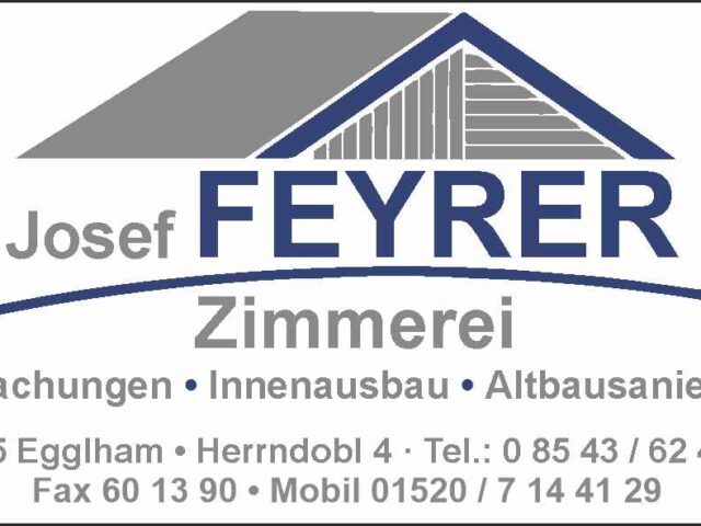Feyrer Josef - Zimmerei