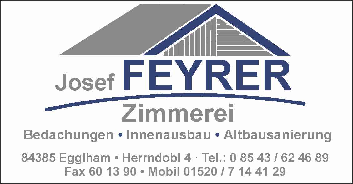 Feyrer Josef - Zimmerei