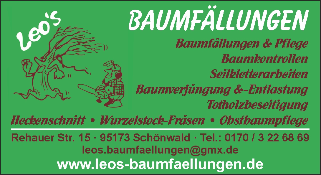 Leo´s Baumfällungen
