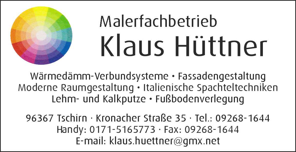 Malerfachbetrieb Klaus Hüttner