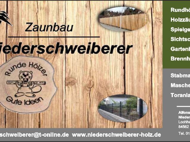 Holzverarbeitung Niederschweiberer