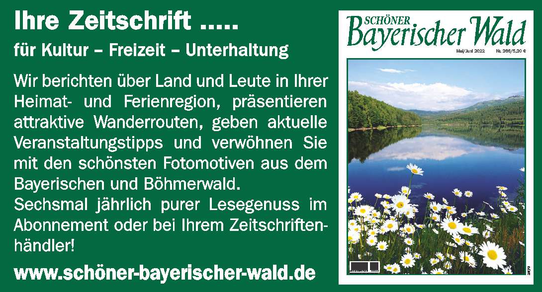 Zeitschrift Schöner Bayerischer Wald