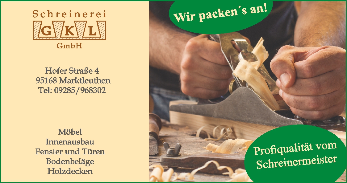 Schreinerei GKL GmbH