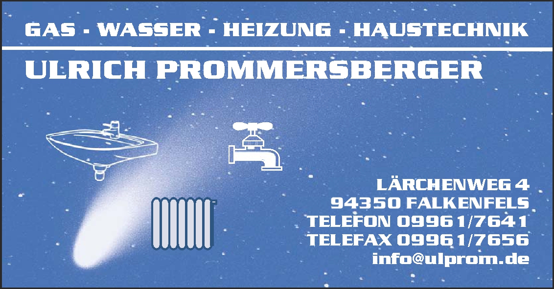 Ulrich Prommersberger Gas - Wasser - Heizung - Haustechnik