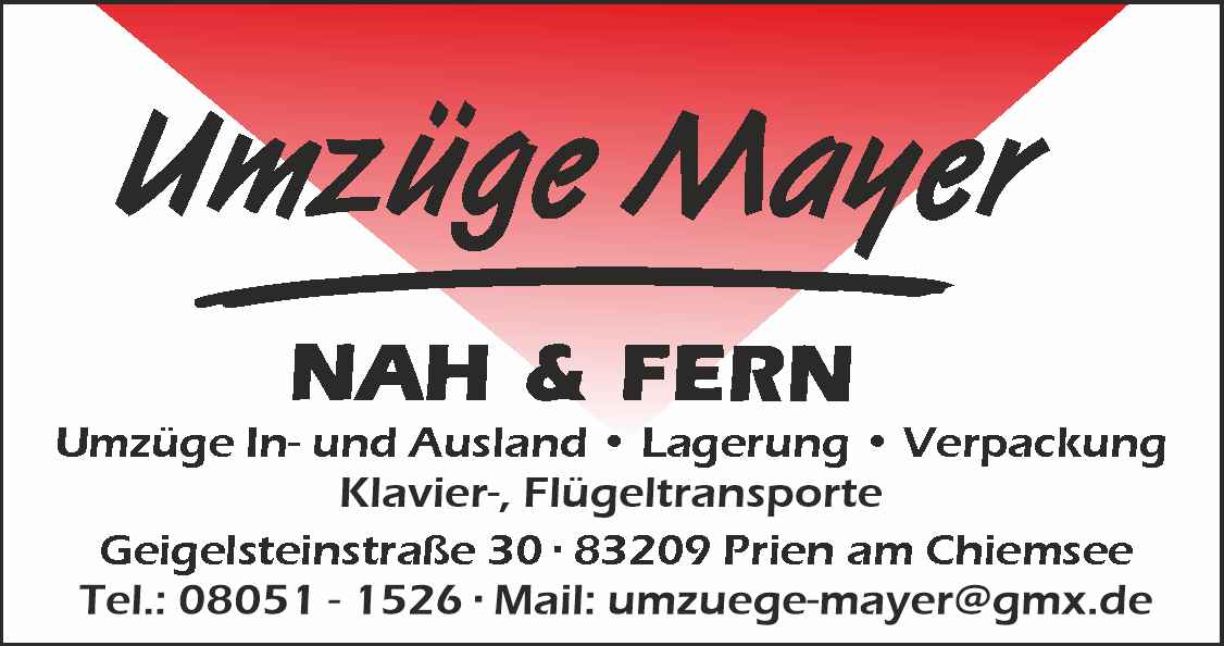 Umzüge Mayer Nah & Fern
