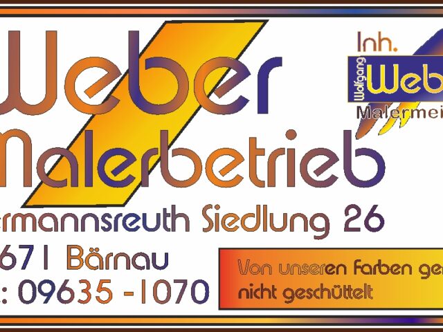 Weber Malerbetrieb Bärnau