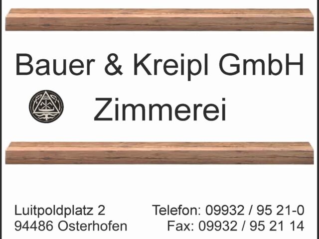 Bauer und Kreipl Holzbau GmbH