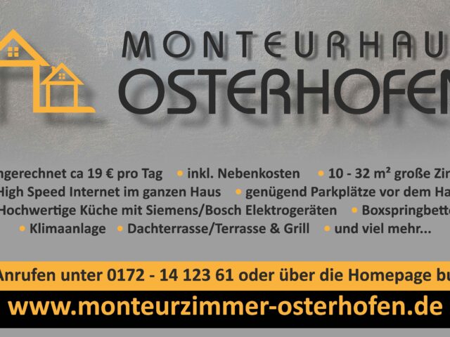 Monteurhaus Osterhofen
