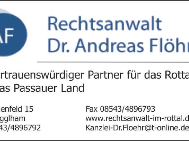 Rechtsanwalt Dr. Andreas Flöhr