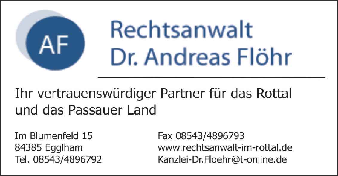 Rechtsanwalt Dr. Andreas Flöhr