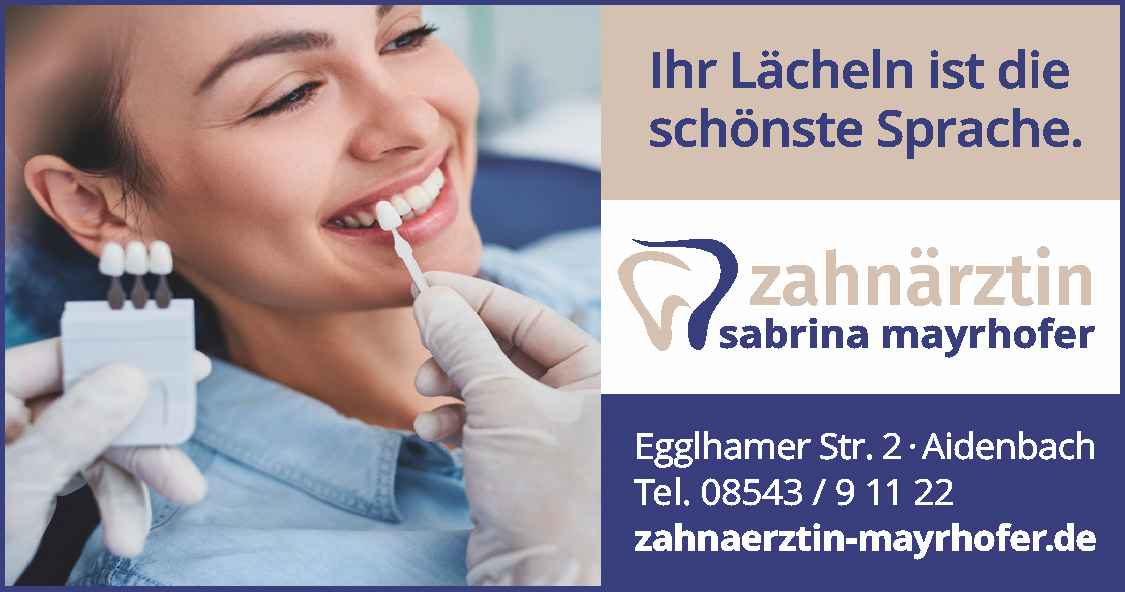 Zahnärztin Sabrina Mayrhofer