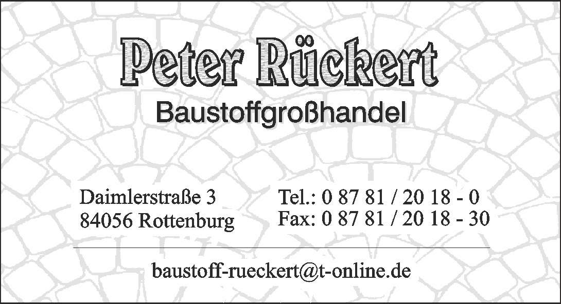 Peter Rückert Baustoffgroßhandel