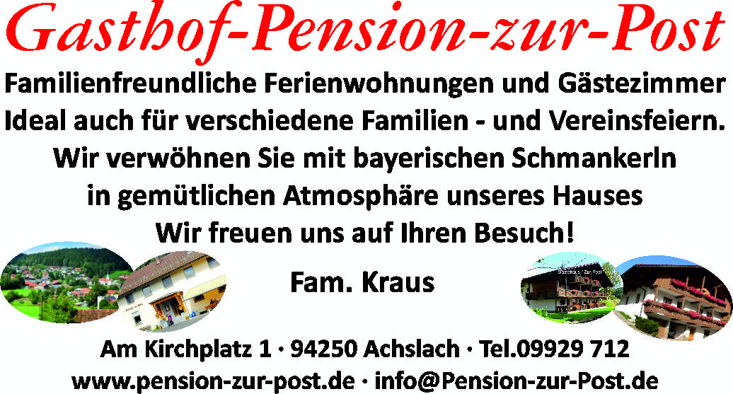 Gasthof Pension zur Post – Familie Franz Kraus