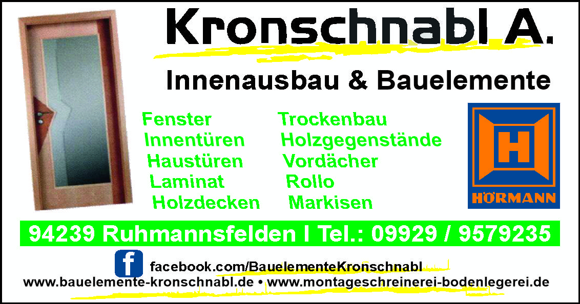 Kronschnabl A. Innenausbau & Bauelemente