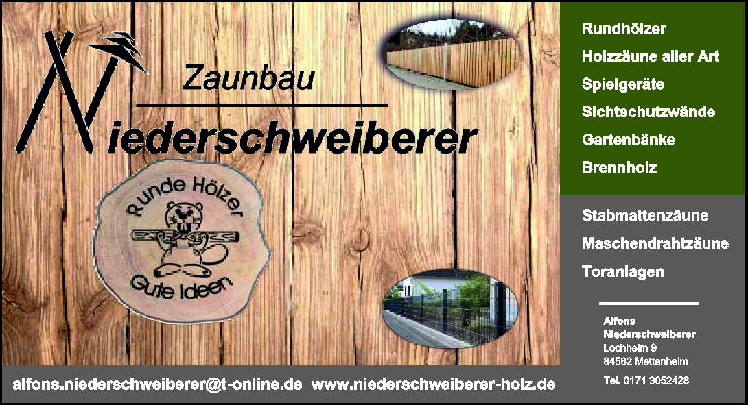 Holzverarbeitung Niederschweiberer