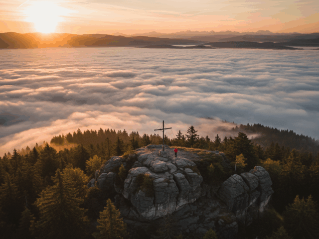Rauher Kulm – Gipfel und Panorama-Aussichtspunkt