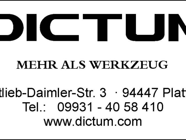 DICTUM GmbH - MEHR ALS WERKZEUG
