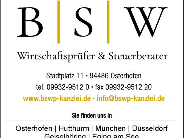 b s w & partner mbB Steuerberatungsgesellschaft