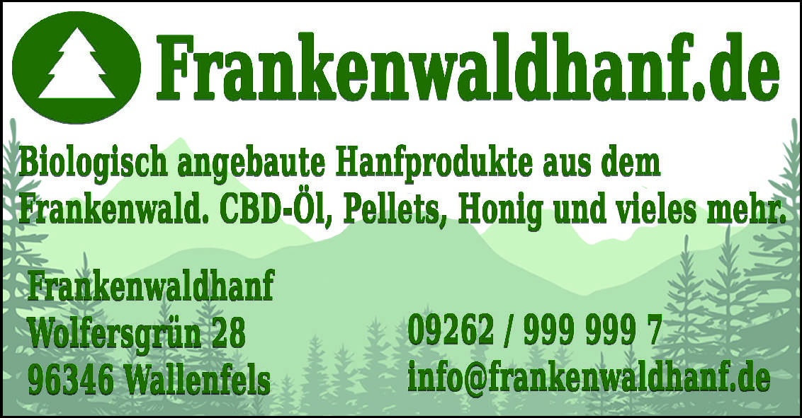 Frankenwaldhanf - Anbau und Vertrieb Uwe Gremer