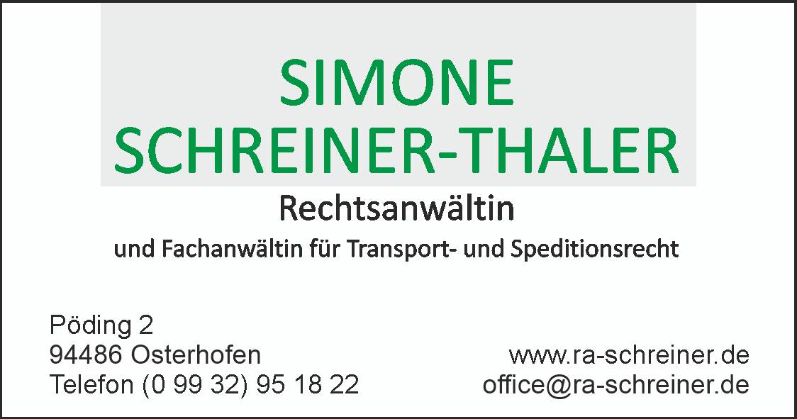 Simone Schreiner Thaler Rechtsanwältin