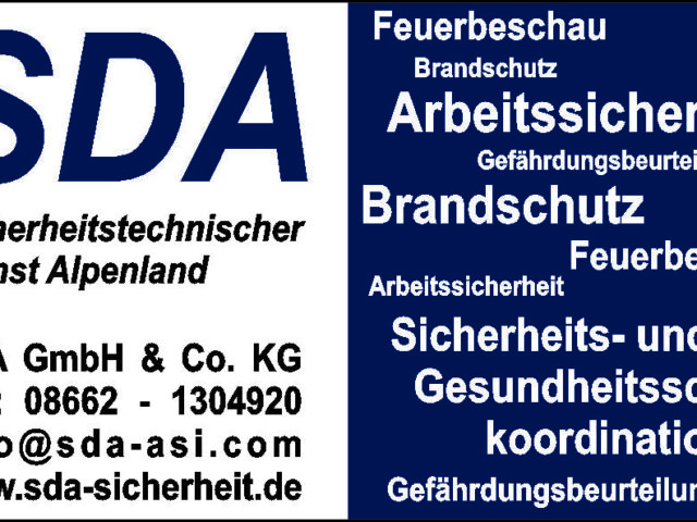 SDA Sicherheitstechnischer Dienst Alpenland  SDA GmbH  & Co. KG