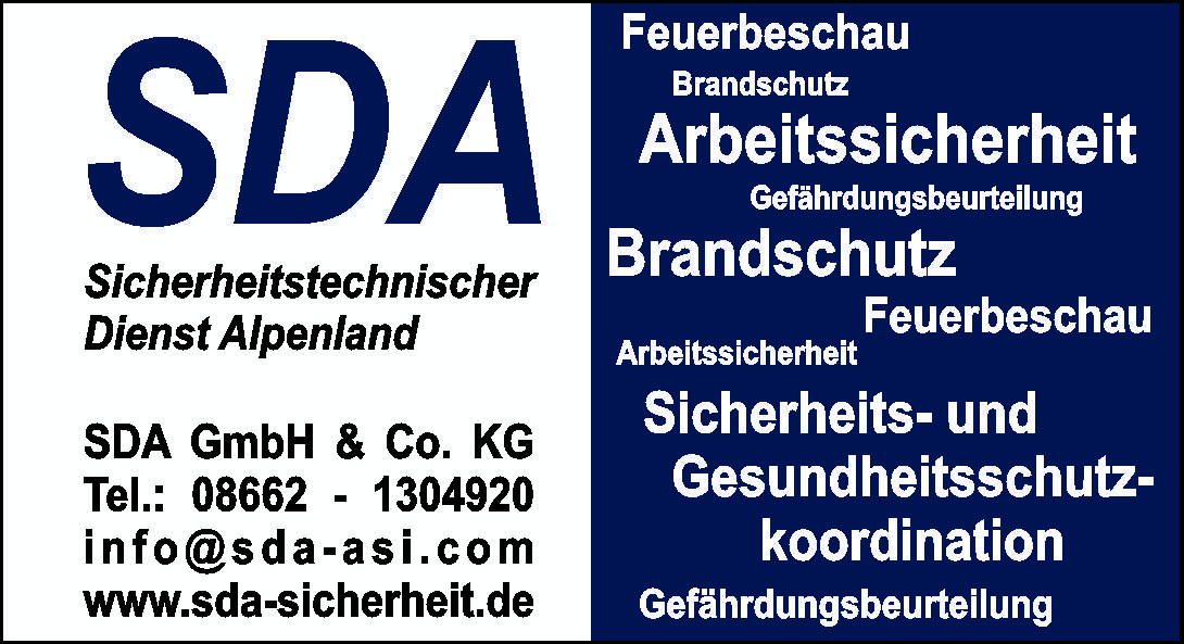 SDA Sicherheitstechnischer Dienst Alpenland  SDA GmbH  & Co. KG