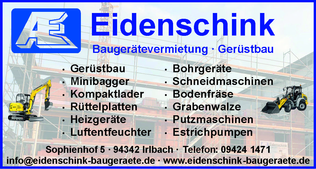 Eidenschink Baugerätevermietung Gerüstbau