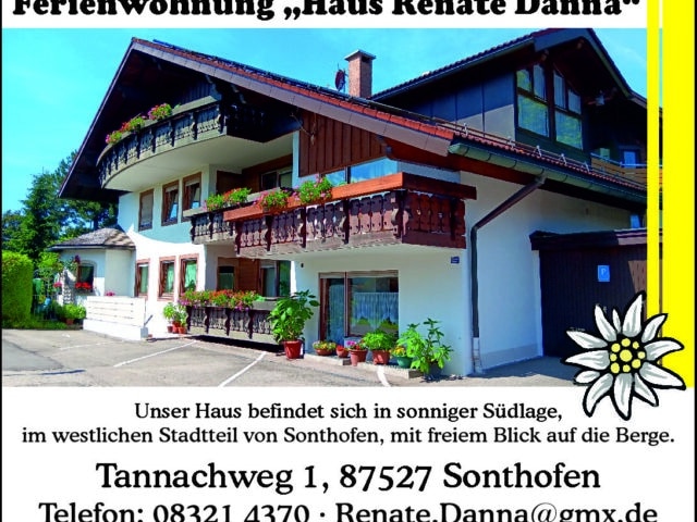 Ferienwohnung ,,Haus Renate Danna''