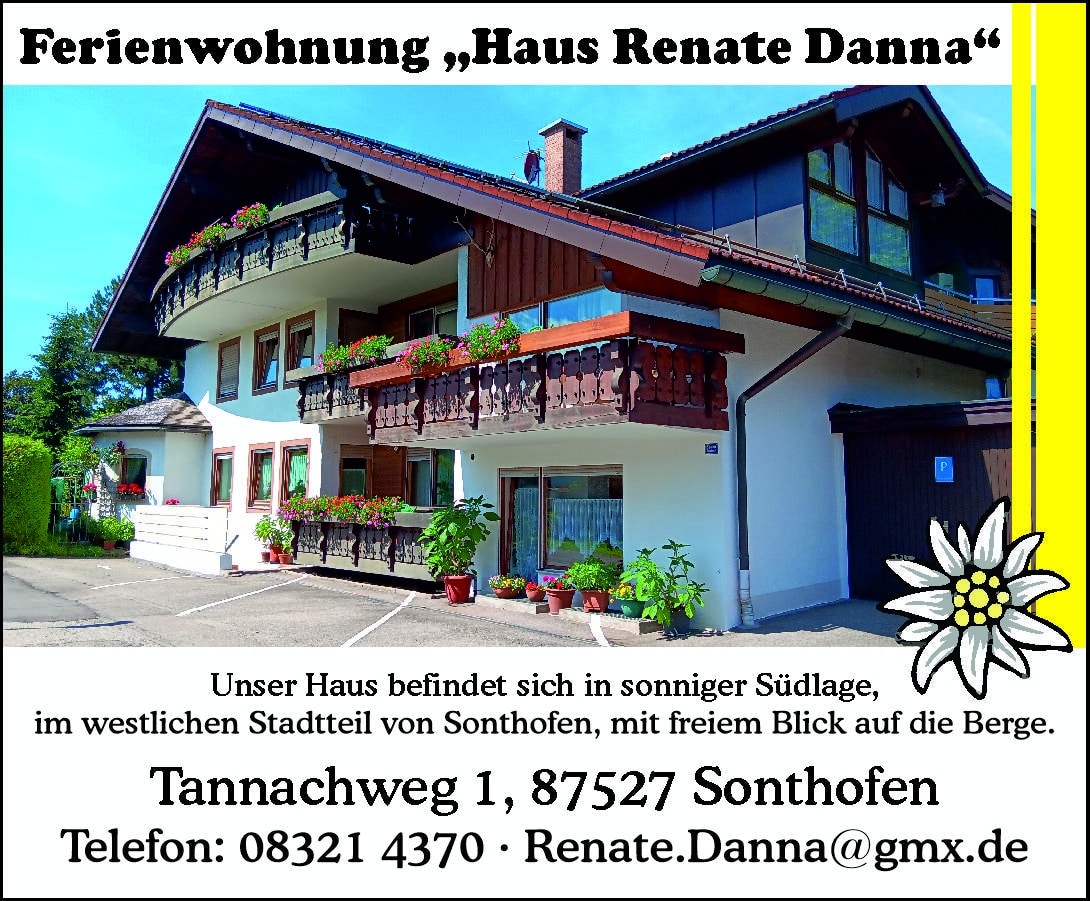 Ferienwohnung ,,Haus Renate Danna''