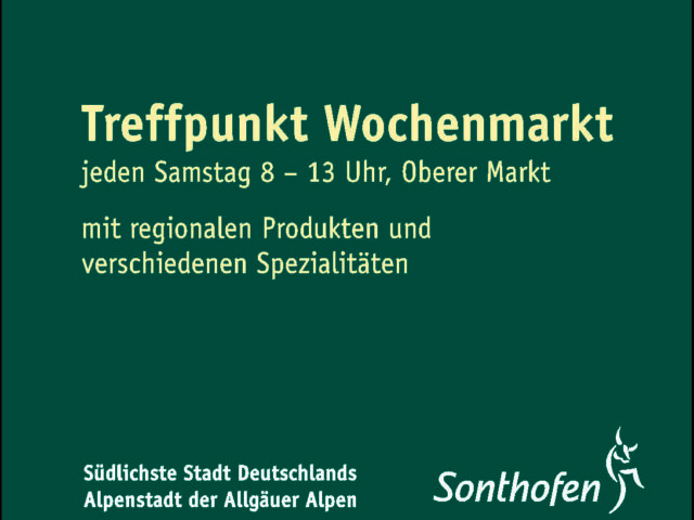 Wochenmarkt Sonthofen