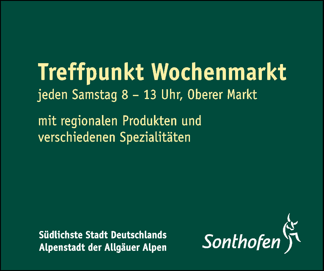 Wochenmarkt Sonthofen