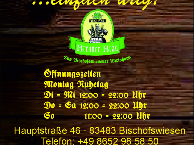 Brenner Bräu Bayerisches Wirtshaus