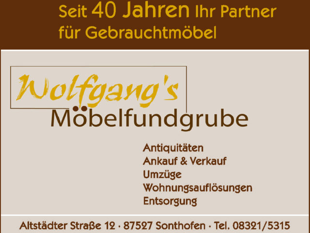 Wolfgang´s Möbelfundgrube