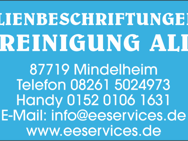 Folienbeschriftungen & Reinigung Ali