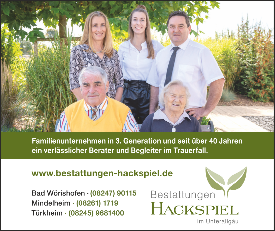 Bestattungen Hackspiel