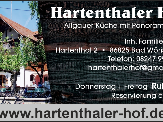Gasthof Hartenthaler Hof Familie Schüll