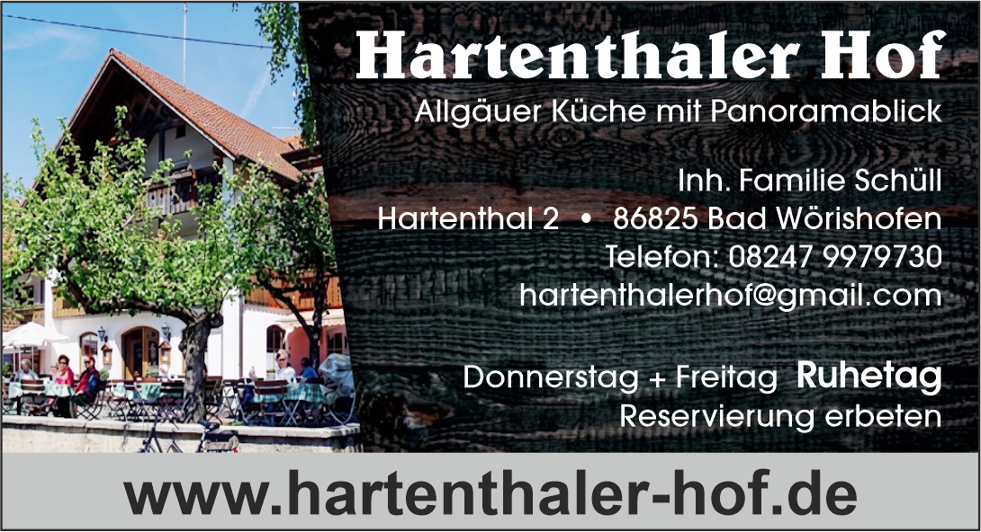 Gasthof Hartenthaler Hof Familie Schüll